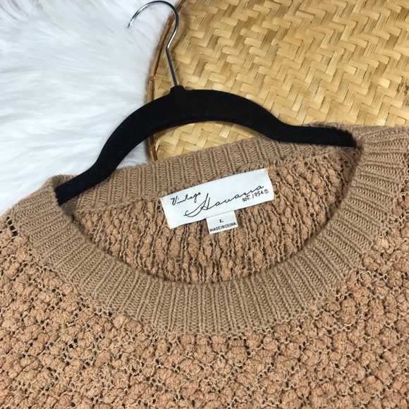 Vintage Havana balloon sleeve fuzzy sweater - Picture 2 of 6